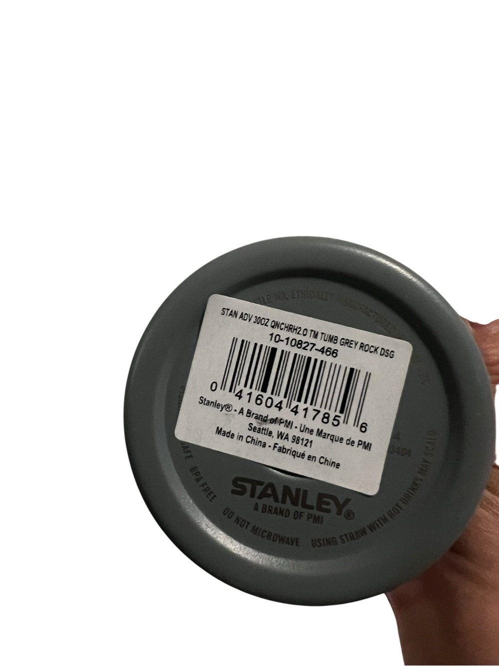 Stanley Quencher 30oz H2.0 FlowState – Grey Rock (Pink Accents) – NEW - Picture 4 of 5